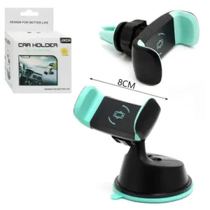 Car Holder All Purpose 360-Degree Rotating/Stand Strong with Sticky Gel Suction Cup for Windshield/ Dashboard